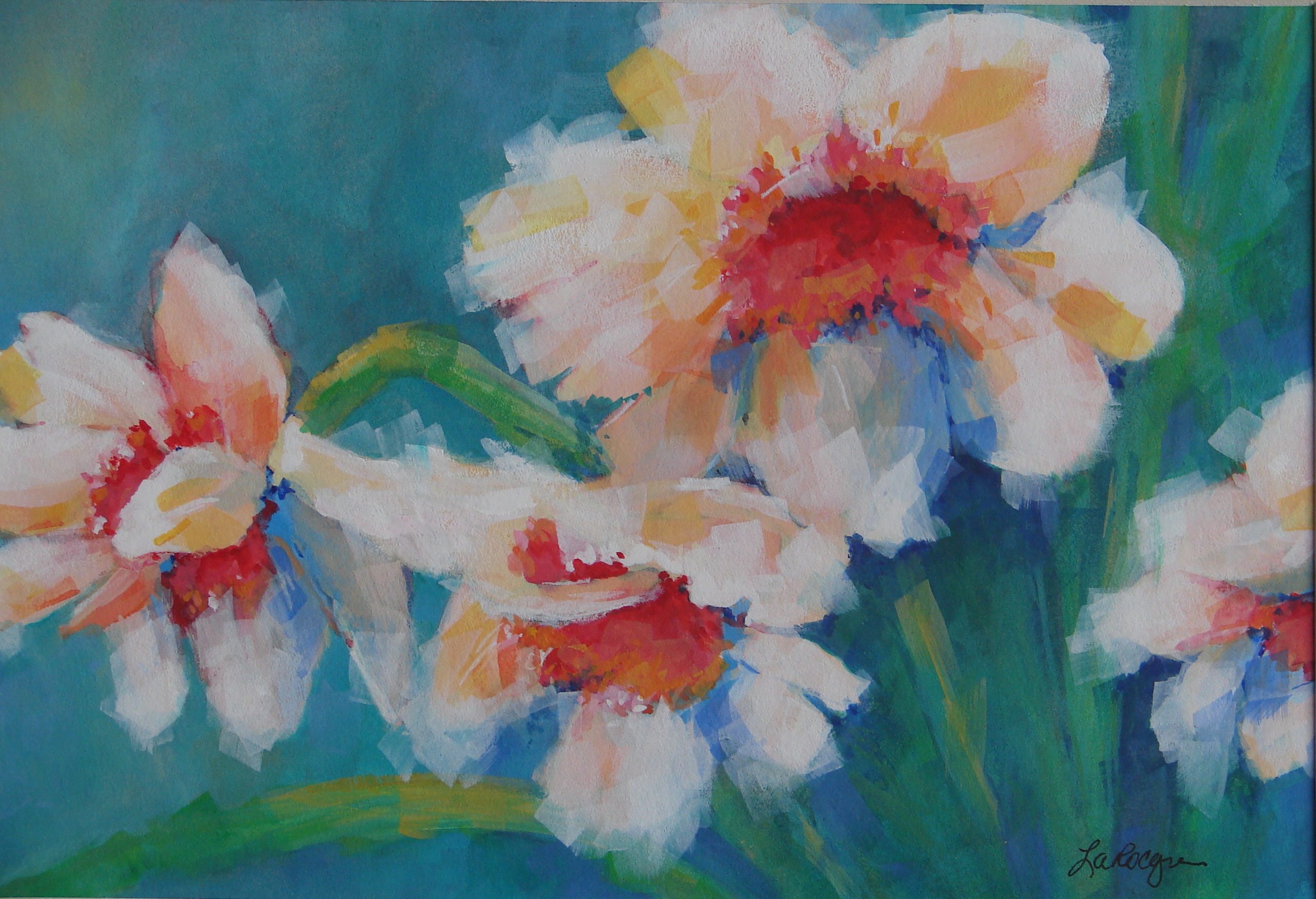 Springtime (18 1/2" x 15 1/4" framed) $350