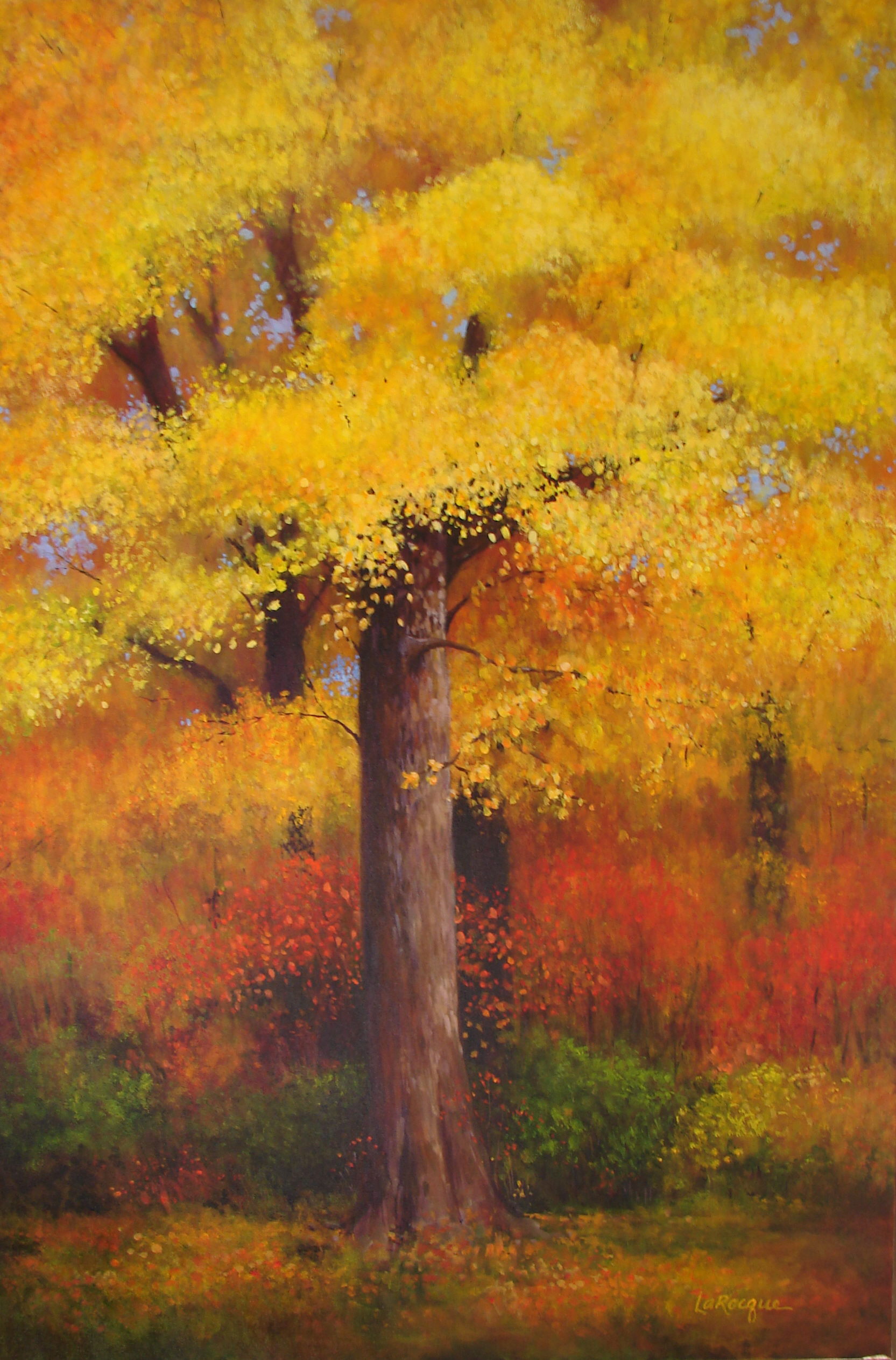 Tree Series No 2 - "Fall Rainbow" (24"x36") $700