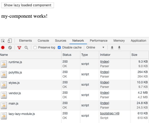 Lazy Loading Angular Components Without A Router Debugbear - Beautiful Mobile Light Illustrations | Free Download