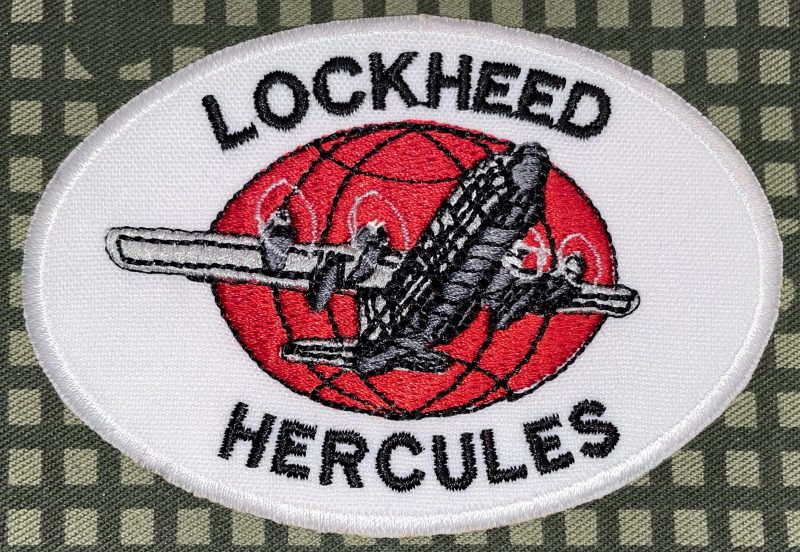 Usaf Lockheed Martin Hercules Patch Decal Patch Co - High Quality Dark Background - HD