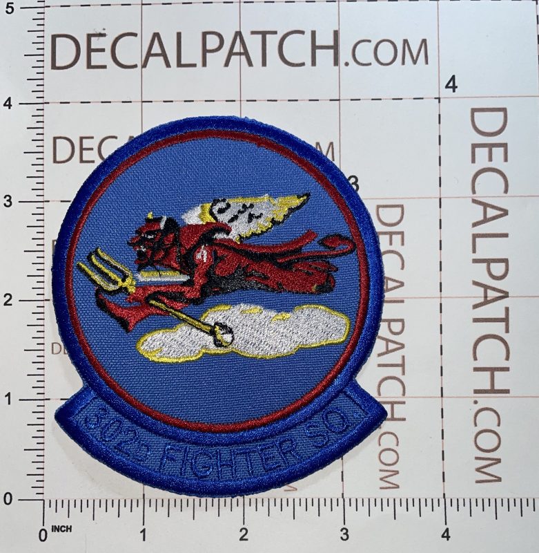Usaf 302d Fighter Squadron Patch Decal Patch Co - Download Beautiful Ocean Image | Full HD