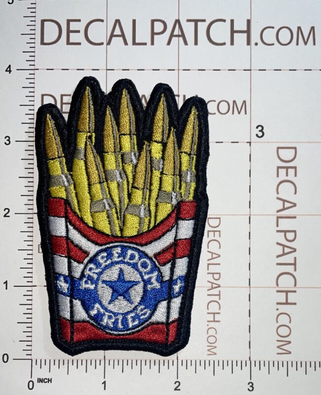 Freedom Fries Patch Dolife Attached - Abstract Design Collection - Full HD Quality