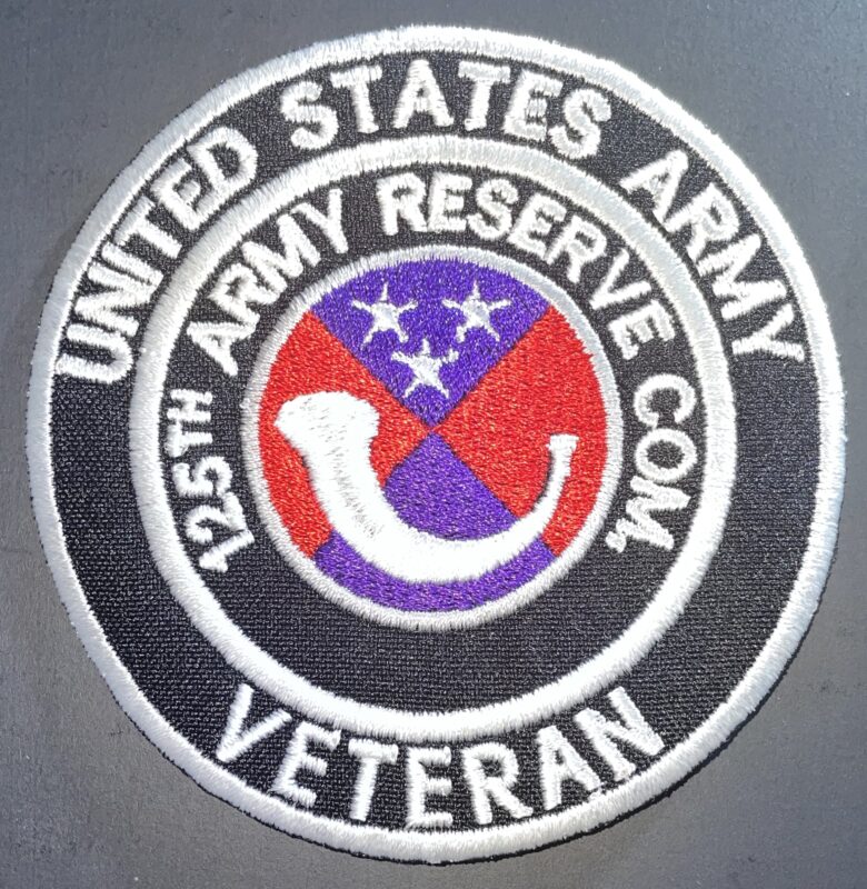 Us Army 122nd Army Reserve Command Patch - High Quality Sunset Picture - High Resolution