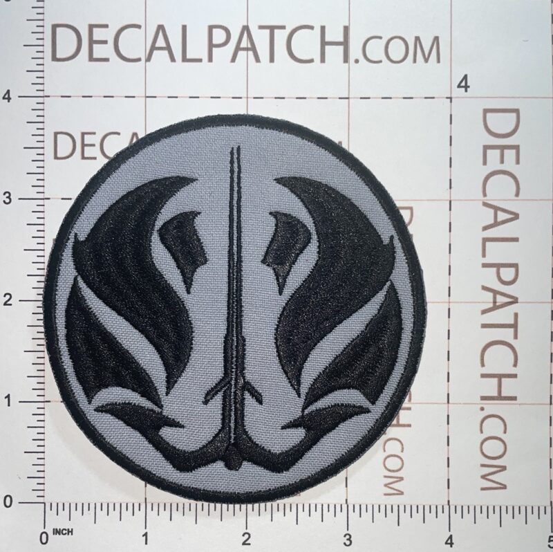 Star Wars Grey Jedi Order Patch Decal Patch Co - Minimal Illustrations - Professional 8K Collection