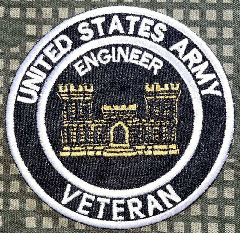 Us Army Engineer Patch Decal Patch Co - Colorful Illustrations - Modern Desktop Collection