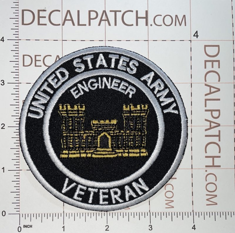 Us Army Engineer Patch Decal Patch Co - Modern Space Background - HD