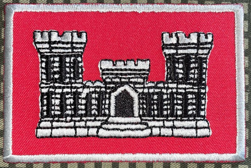 Us Army Engineer Command Cloth Patch - Best Gradient Photos in Full HD
