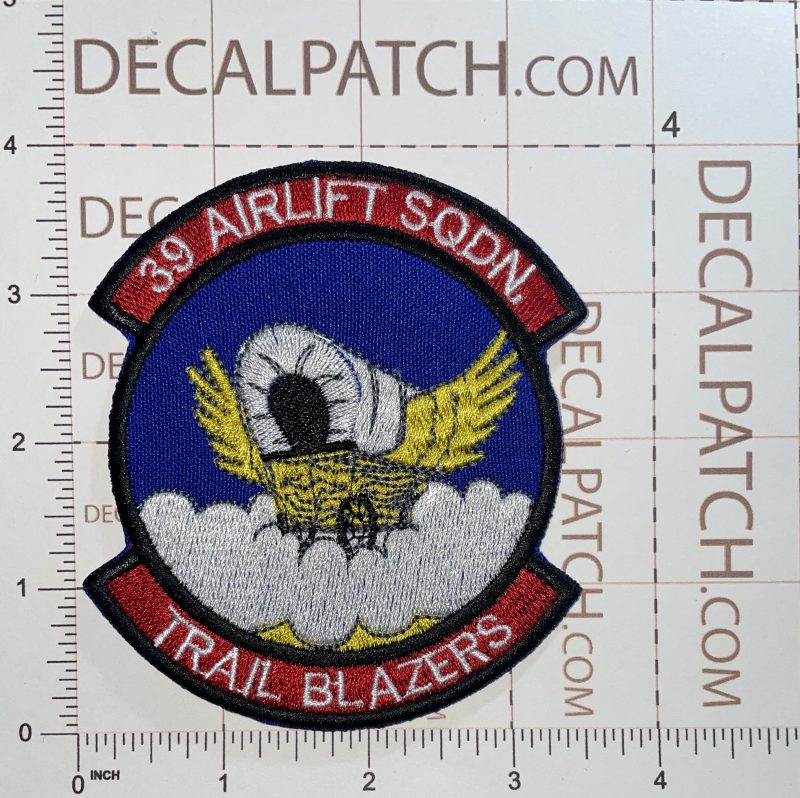 39th Airlift Squadron Patch Bunkermilitary - Geometric Picture Collection - Retina Quality