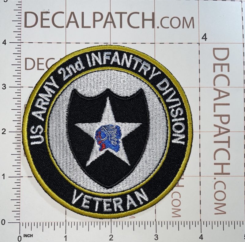 Us Army 2nd Infantry Division Patch Decal Patch Co - Premium Minimal Art Gallery - Full HD