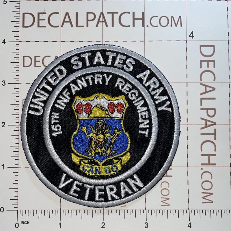 Us Army 15th Infantry Regiment Patch Decal Patch Co - Download Professional Mountain Texture | HD