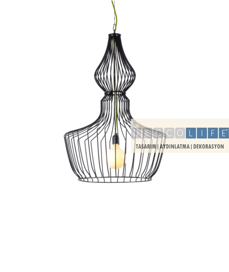 Yildiz Siyah Tekli Avize 40 Cm Cakir Aydinlatma Avizeler Abajur Aplik Ve Mumluklar