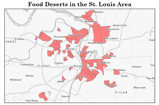 United States Desert Map Relative Presence Of Food Deserts In The Kade July 2 