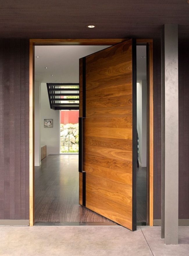 Modernas Puertas De Madera Para La Entrada Decora Online