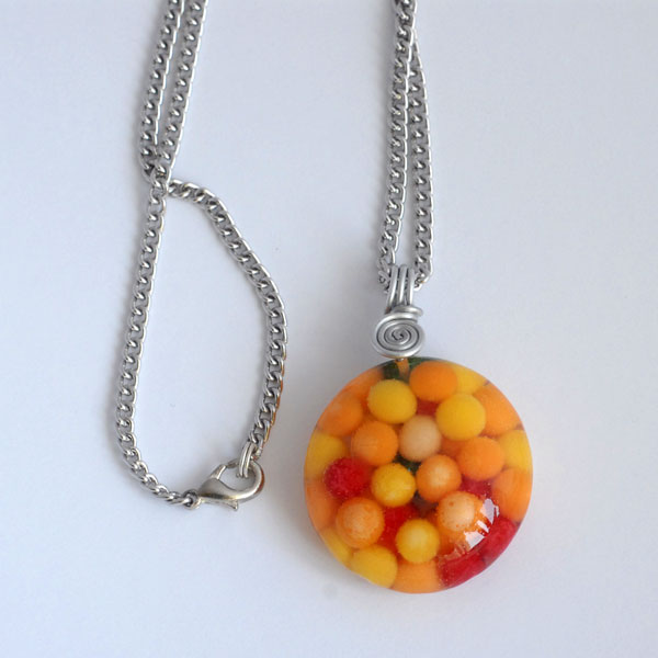 Pendente bom bolinhas