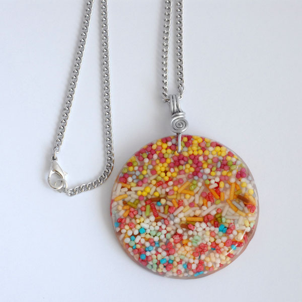 Pendente com sprinkles