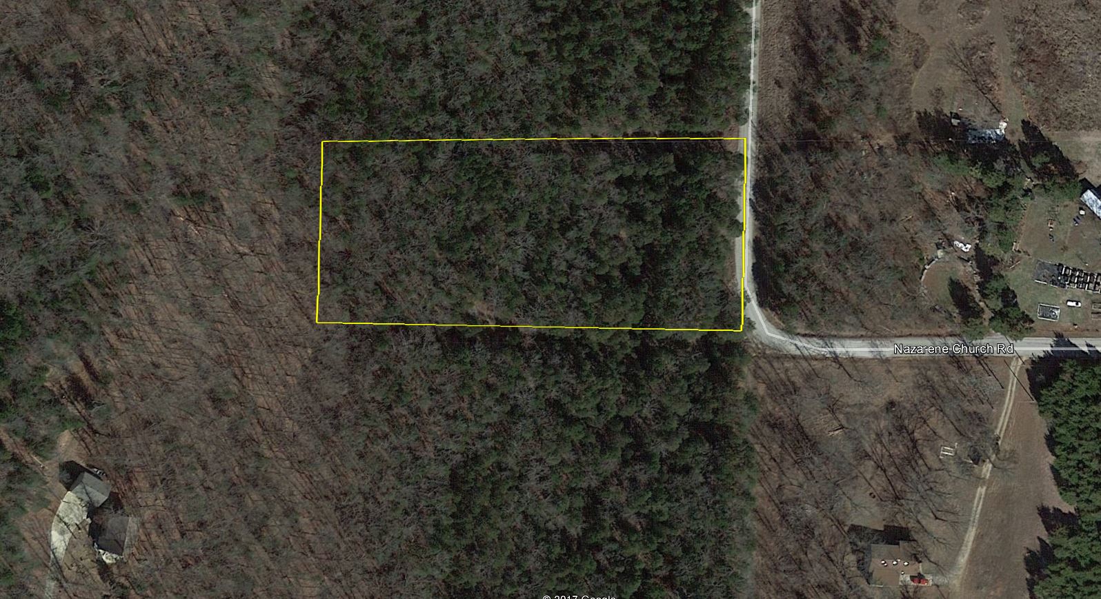 2.3 Acres Near Branson, Forested w Paved Access & Power at Property Line