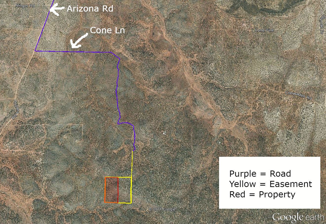 20 Acres with Trees and Hilltop Views in AZ!
