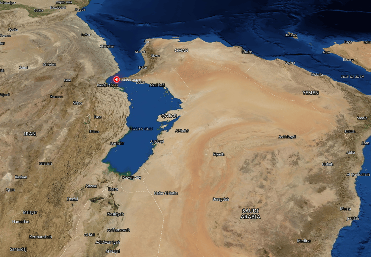 Cargo Vessel Hit By Unknown Projectile Northeast Of Al Khasab Defcon 1785803783.