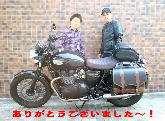 ボンネビルT100にツーリングバック！ ( 4月17日 UP! ) | DEGNER