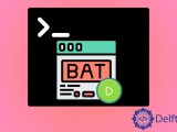 How To Run Batch Bat File In Cmd Delft Stack