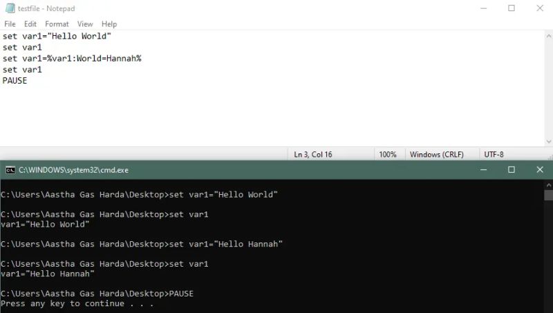 Batch Environment Variable Expansion When Variable Ends With A - Stunning Full HD Dark Patterns | Free Download