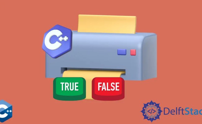 Printing Boolean Values In C++ | Delft Stack