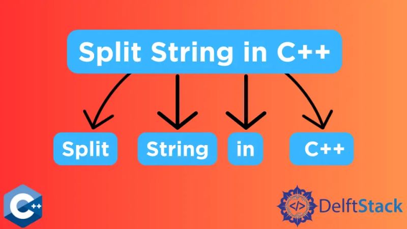 How to Split String in C++ | Delft Stack