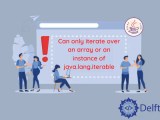 How To Solve The Can Only Iterate Over An Array Or An Instance Of Java