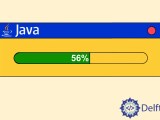 How To Create Java Progress Bar Using Jprogressbar Class Delft Stack