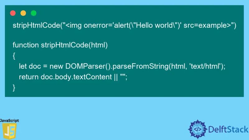 How To Strip Html From A String In Javascript Programming Cube - High Quality Retina City Illustrations | Free Download