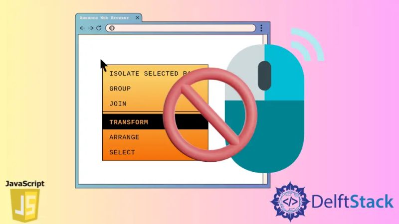 How To Disable The Right Click Context Menu In Html Delft Stack - Download Ultra HD Landscape Pattern | Retina