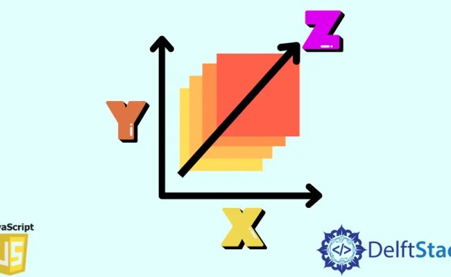 JavaScript Z Index | Delft Stack