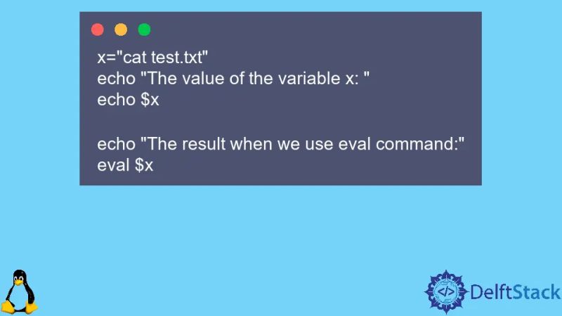 The Eval Command In Bash Script Delft Stack - Minimal Designs - Incredible Mobile Collection
