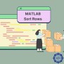 How To MATLAB Sort Rows | Delft Stack