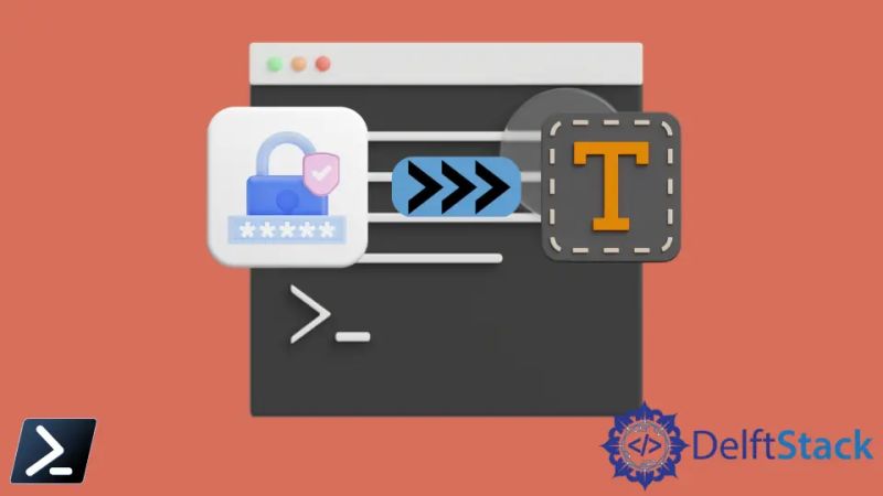 How To Convert A Secure String To Plain Text In Powershell Delft Stack - Premium Space Background Gallery - HD