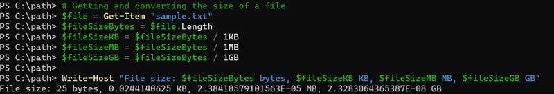 How To Get File Size In Kb Using Powershell Delft Stack - Colorful Wallpapers - Stunning Ultra HD Collection