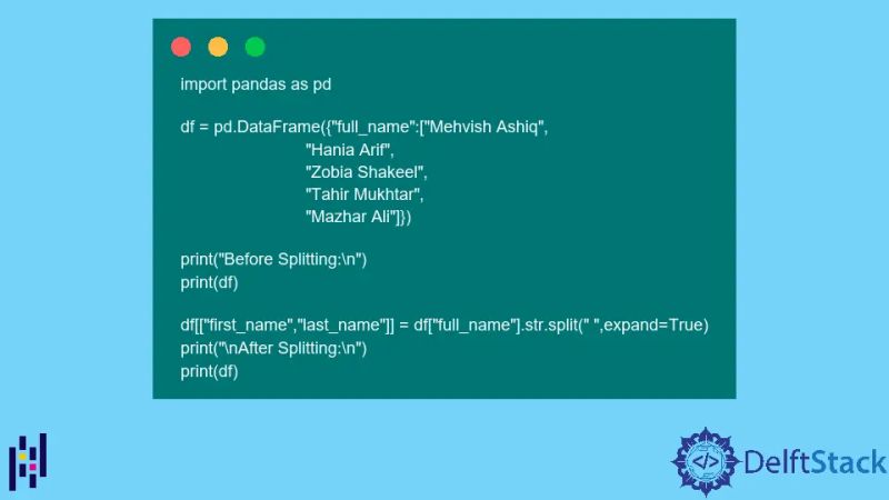 How To Split Pandas Dataframe Delft Stack - Modern Vintage Photo - Mobile