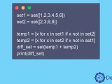 How To Get Difference In Sets In Python Delft Stack