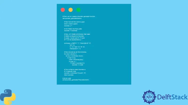 Soundex In Python Delft Stack - Light Photos - Modern High Resolution Collection