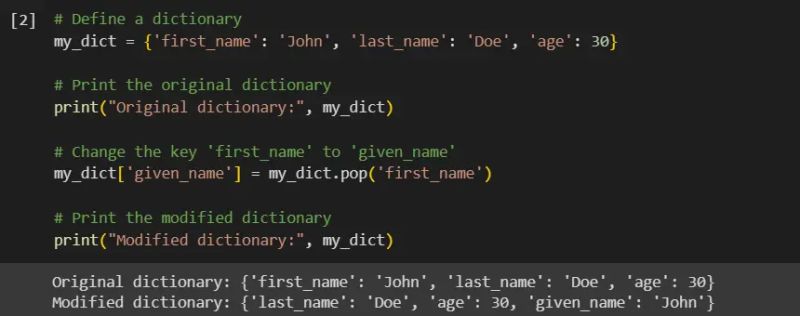 How To Change The Key In A Dictionary In Python Delft Stack - Classic Abstract Background - Retina