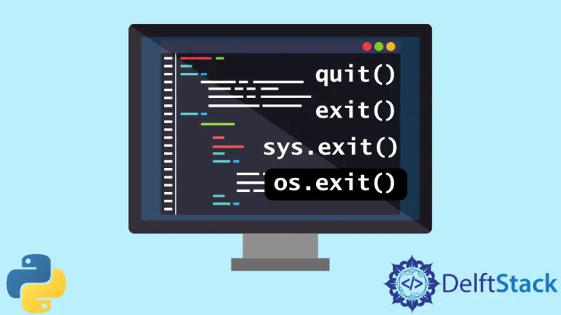 How to End Program in Python | Delft Stack