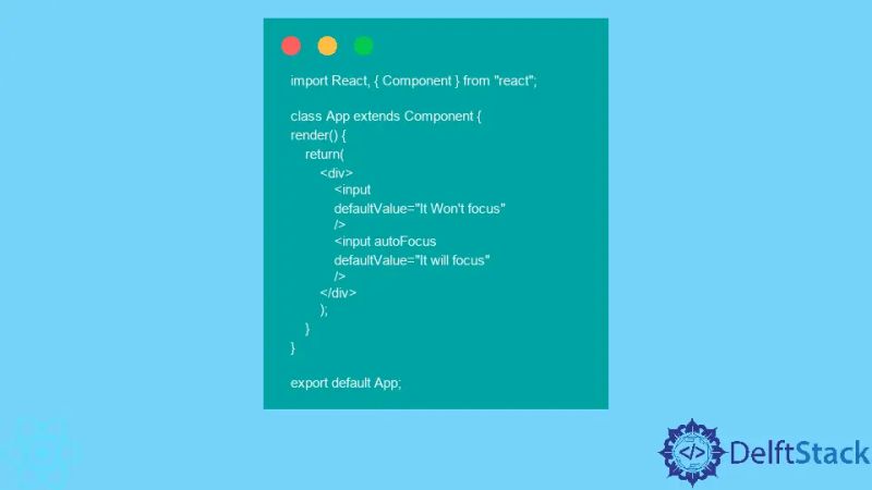How To Set Focus On The Input Field In Angular Delft Stack - Beautiful Retina Ocean Designs | Free Download