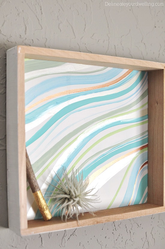 Handpainted Marble Wall Box