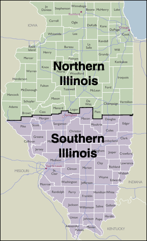 County Zip Code Maps Of Illinois Il 