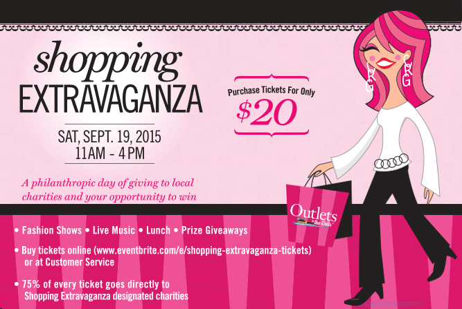 Shopping extravaganza at outlets at the dells