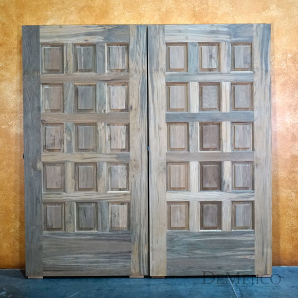 Teak Montesario Gate, Teak Gate, Spanish Gate - Demejico