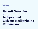 Court Cases Michigan Redistricting Commission Challenge Democracy