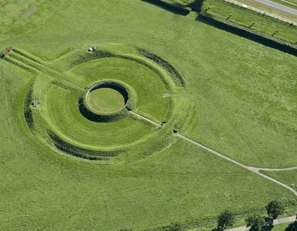Het observatorium met een drone bekijken