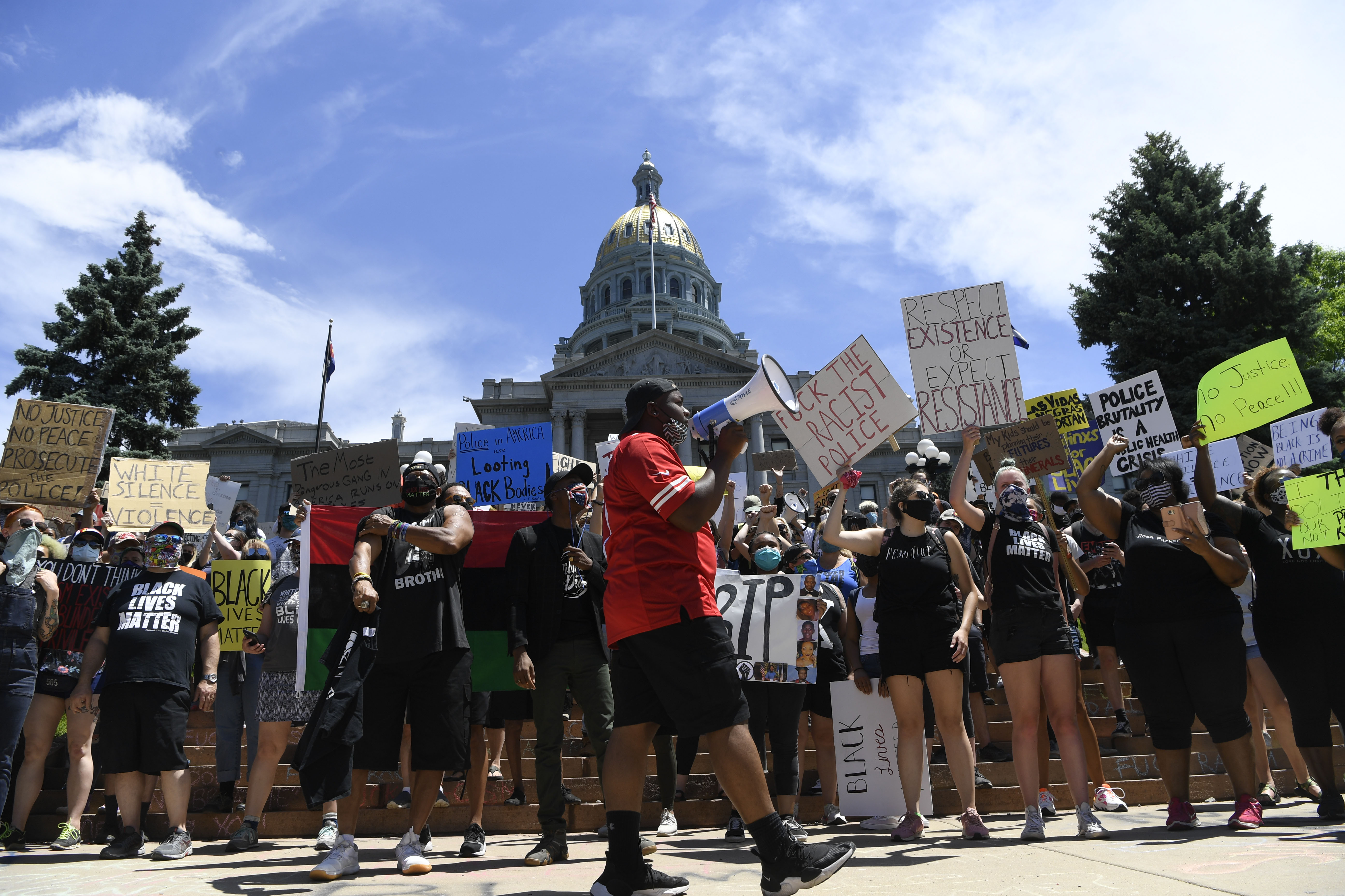 Denver School Board At-Large-Director, Tay Anderson, ...