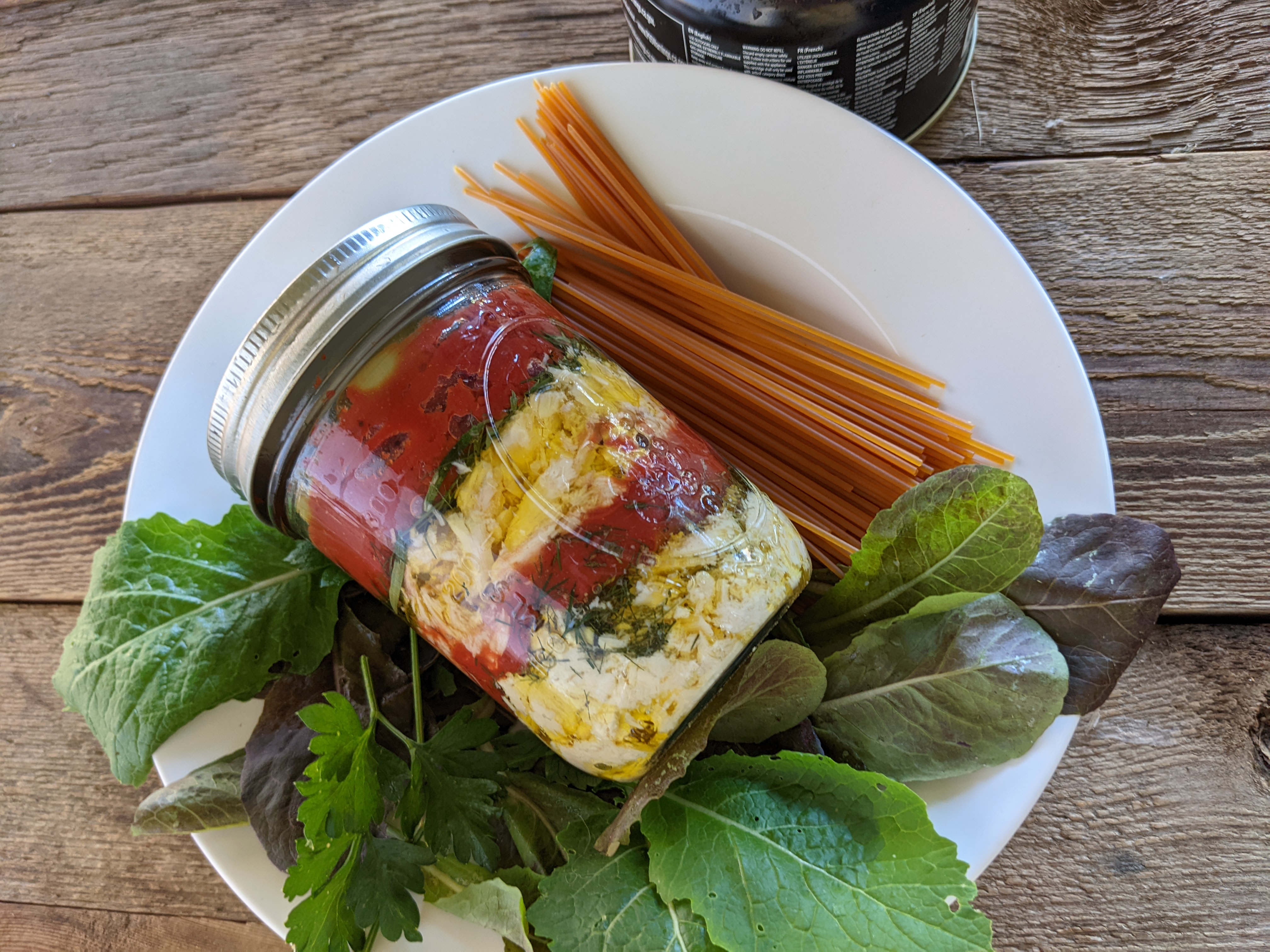 It doesn't get much easier than throwing together canned tuna, fresh herbs, olive oil and tomato paste. A cold pasta salad can be lunch, dinner, or in a real pinch, breakfast. (Susan Clotfelter, Special to The Denver Post)